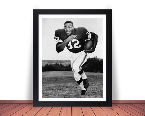 Framed jim brown - jim, photo