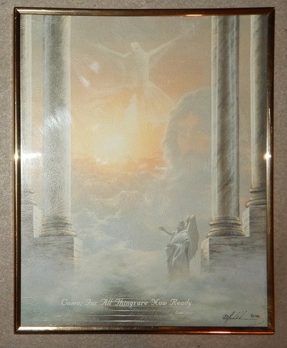 Vintage framed picture - vintage, luke