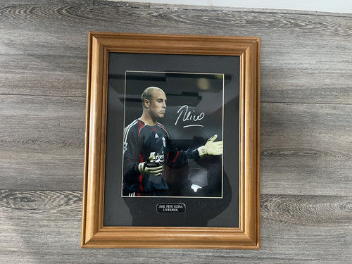 Framed pepe reina liverpool - framed, reina-liverpool