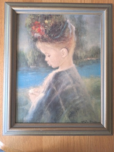 Vtg litho print - litho, by